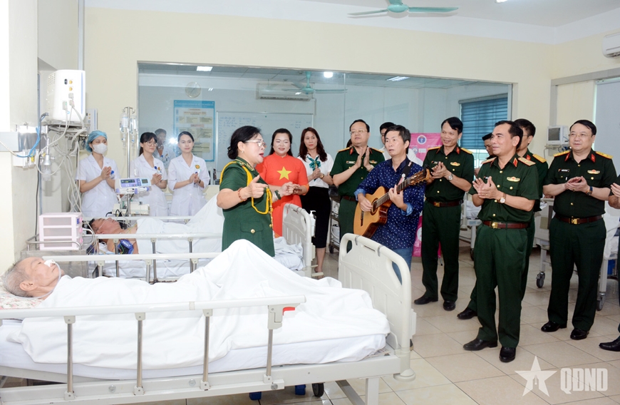 A blood donation event with people donating blood.2