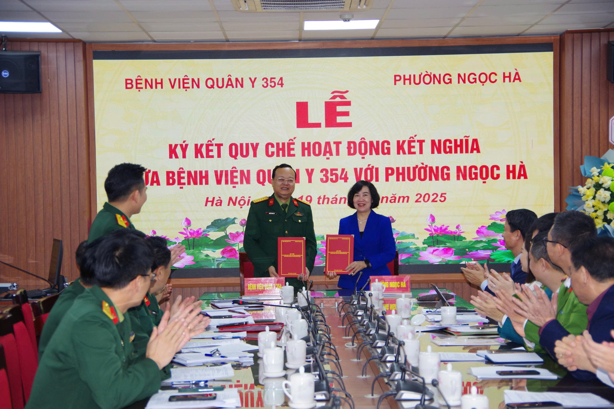 A blood donation event with people donating blood.4