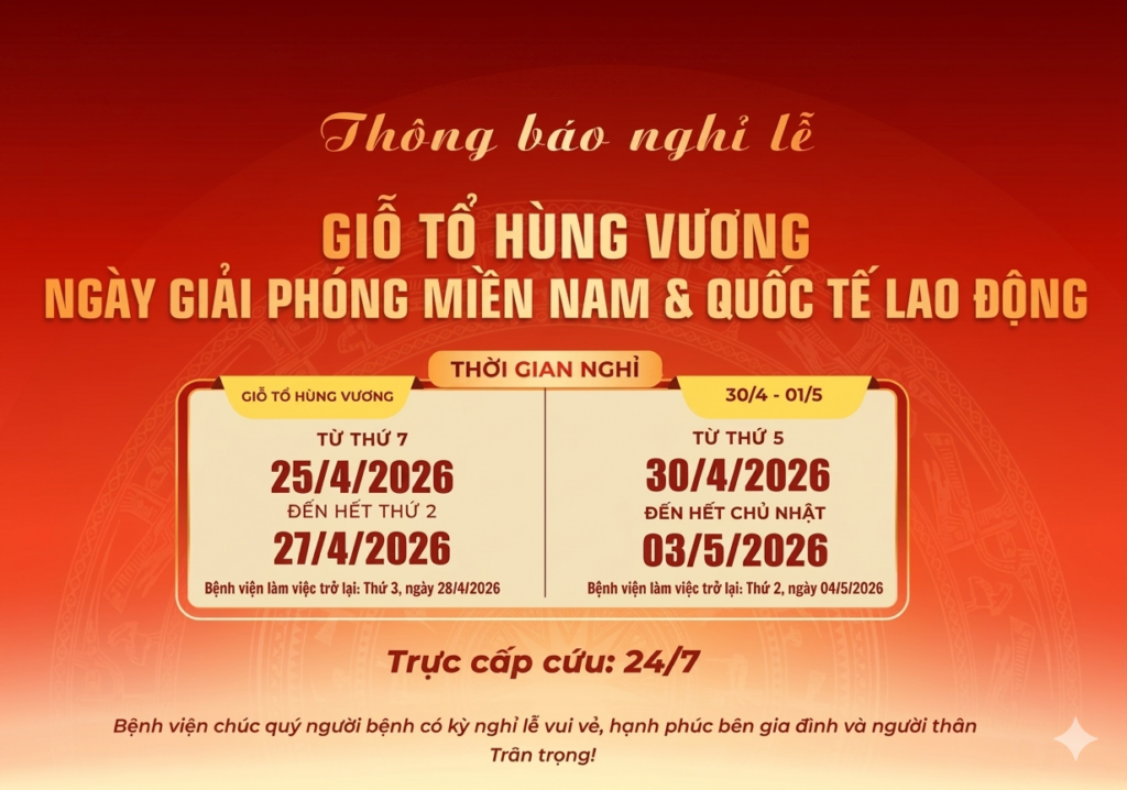 Thông báo nghỉ lễ Giỗ Tổ Hùng Vương, Ngày Giải phóng miền Nam (30/4) và Quốc tế Lao động (1/5) năm 2026